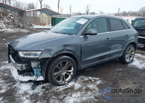 2015 Audi Q3 Premium Plus from USA, damaged, VIN WA1EFCFS8FR005511